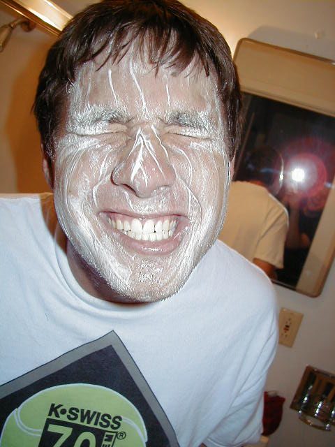 Tyler, making an ad for Clearasil #1.